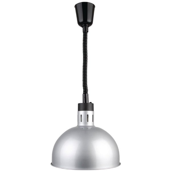 Rise & Fall Dome Heat Lamp Silver | Adexa A65121505