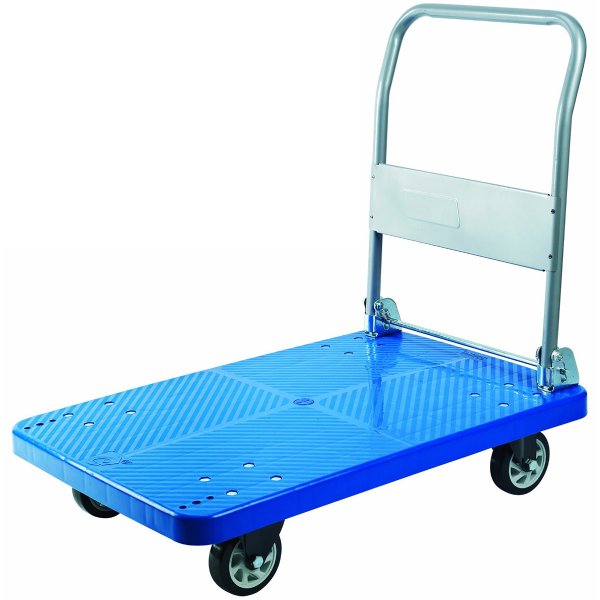 Platform Trolley Foldable Blue 900x600x1000mm | Adexa GX200B