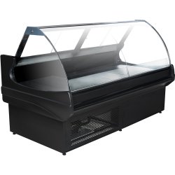 Serve over Deli counter Curved glass front Width 1350mm | Adexa BSS1311RGA