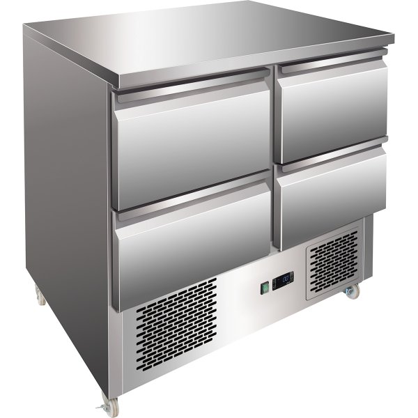 Refrigerated Prep Counter 4 drawers | Adexa 4DS11