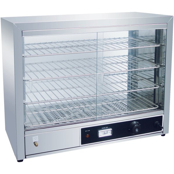 Commercial Hot display case Pie warmer 4 shelves Countertop | Adexa SW580