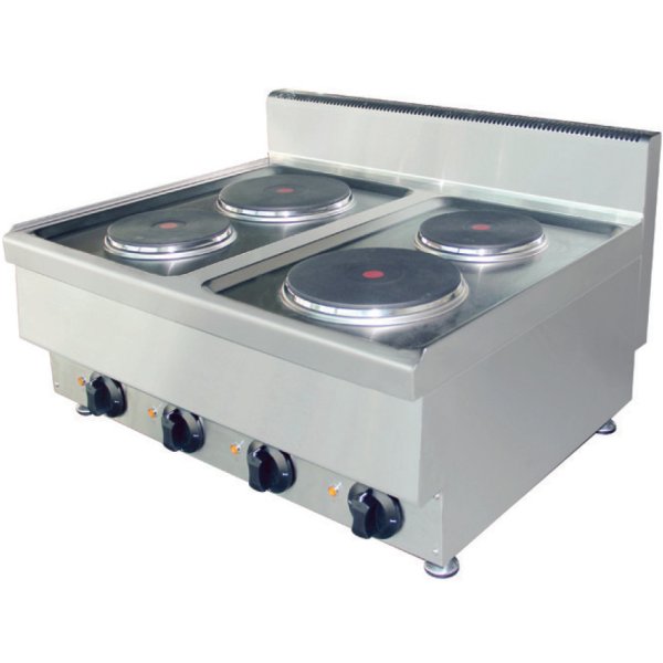 Professional Electric Boiling top 4 plates 9.2kW | Adexa THTZ4