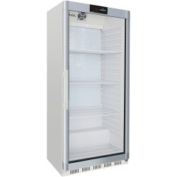 600lt Commercial Refrigerator Upright cabinet White Single glass door Ventilated cooling | Adexa WR600G