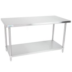 Commercial Work table Stainless steel Bottom shelf 1500x750x900mm | Adexa WTG750X1500
