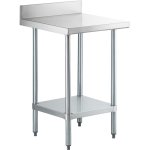Commercial Stainless Steel Work Table Bottom shelf Upstand 700x600x900mm | Adexa WT6070GB