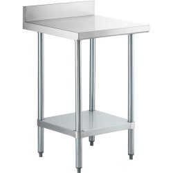 Commercial Stainless Steel Work Table Bottom shelf Upstand 700x700x900mm | Adexa WT7070GB