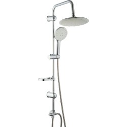 Shower Column with Hand Attachment and Soap Dish Chrome | Adexa 022