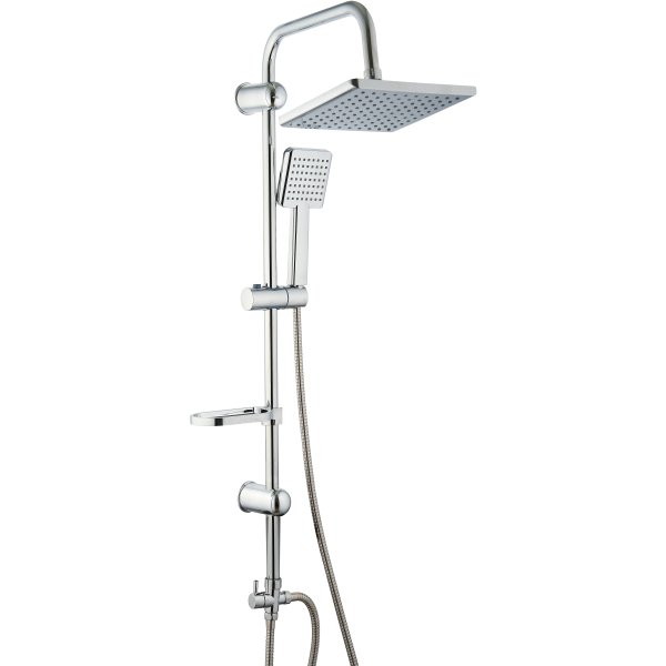 Shower Column with Hand Attachment and Soap Dish Chrome | Adexa 029