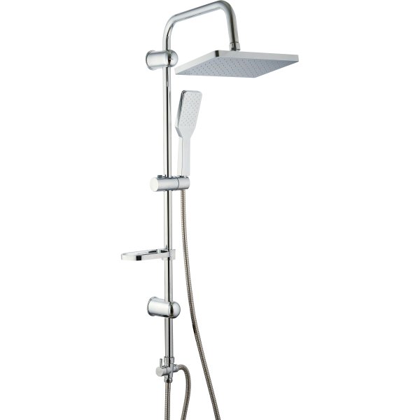 Shower Column with Hand Attachment and Soap Dish Chrome | Adexa 039