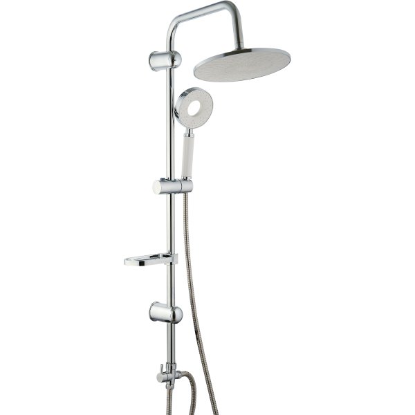 Shower Column with Hand Attachment and Soap Dish Chrome | Adexa 058
