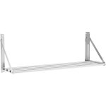 Tube Style Foldable Wall Shelf Stainless Steel 1200mm | Adexa 331004
