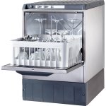 Commercial Glasswasher 1000-1200 glasses/hour 400mm basket Drain pump Detergent pump 13A | Omniwash 4000BTDDPS