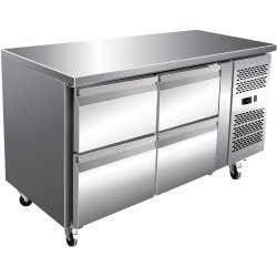 Commercial Refrigerated Counter 4 drawers Depth 700mm | Adexa 4DRG21V