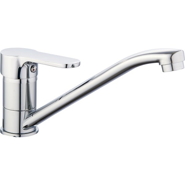 Basin Mixer Tap with Stainless Steel Spout Single Lever Chrome | Adexa 50221000