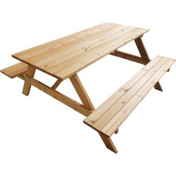 Beer Garden Table 160x160x75cm Firwood | Adexa 572006