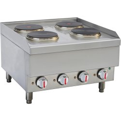 Professional Electric Boiling top 4 plates 7kW | Adexa 6ETZ4