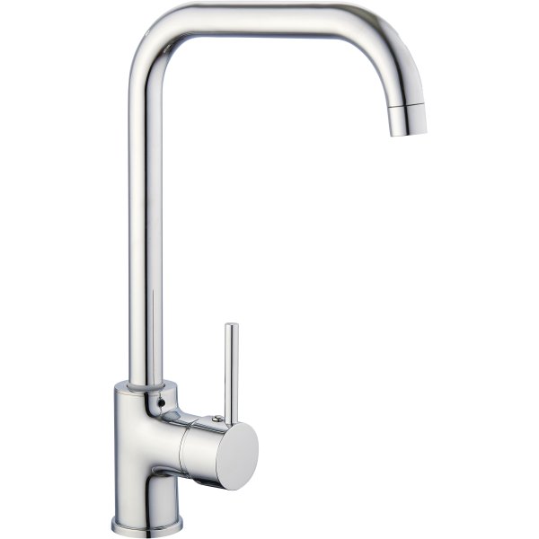 Basin Mixer Tap with Stainless Steel Spout Single Lever Chrome | Adexa 70000058