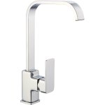 Basin Mixer Tap with Stainless Steel Spout Single Lever Chrome | Adexa 70248001