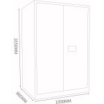 90 Gallon / 400 Litre Flammable Safety COSHH Cabinet 1090x860x1650mm | Adexa MB90GSC