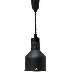 Rise & Fall Dome Heat Lamp Black | Adexa A65121202