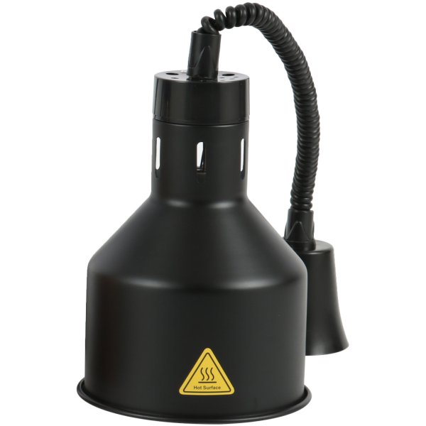 Rise & Fall Dome Heat Lamp Black | Adexa A65121202
