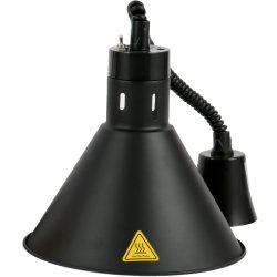 Rise & Fall Dome Heat Lamp Black | Adexa A65121302