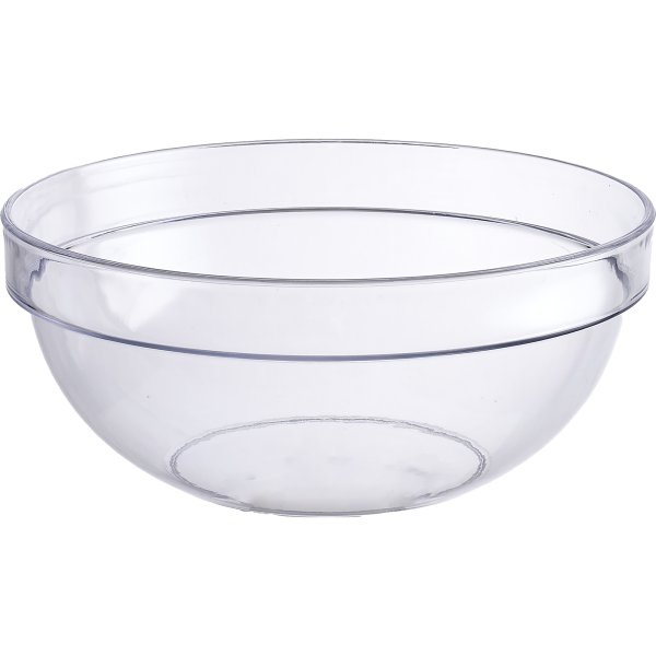 Acrylic Salad Bowl 17cm Clear | Adexa AC17