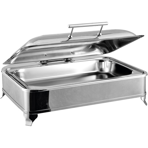 Chafing Dish Electric heating GN1/1 Glass lid Stainless steel 9 litres | Adexa AD1102