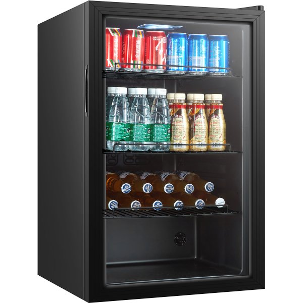 Commercial Beverage cooler Glass door 115 litres | Adexa BG115