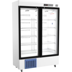 Medical Refrigerator Upright Double Glass door 10 Shelf | Adexa BPR5V628