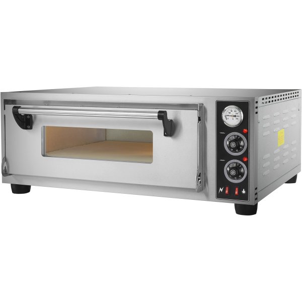 Commercial Pizza oven Electric 1 chamber 500x500 350°C Mechanical controls 4.2kW 220V | Adexa BSD101500500