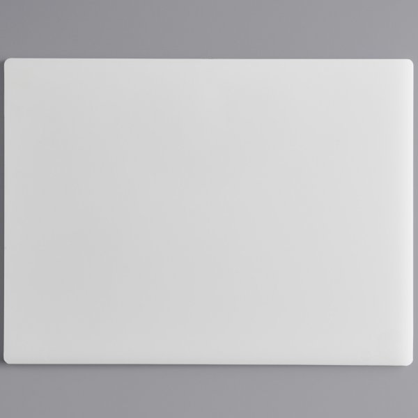 500mm x 350mm Commercial Cutting Board in White 20mm | Adexa LK35502TWH