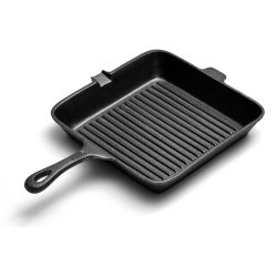 Premium Square 10" Cast Iron Skillet Pan| Adexa CF22650
