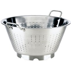 Heavy Duty Double Handed Colander Bowl 12L Stainless Steel | Adexa CL4022