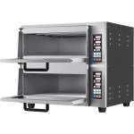 Commercial Double Pizza oven Electric 2 chamber 520x500mm Digital controls 5kW | Adexa KNGCP04