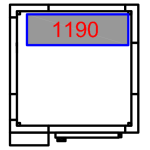 Freezer room with Freezing unit 1500x1200x2010mm Volume 2.6m3 | Adexa FR1512201