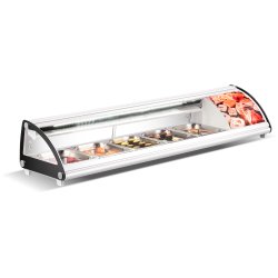 Commercial Refrigerator Sushi & Tapas Showcase 5xGN1/3 White | Adexa CS63W