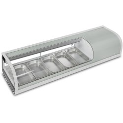 Commercial Refrigerator Sushi & Tapas Showcase 5xGN1/3 | Adexa CS52