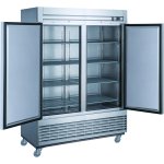 1200lt Commercial Upright Freezer Double Door Stainless Steel | Adexa CN140AFD55R