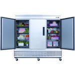 B GRADE 1800lt Commercial Upright Refrigerator Triple Door Stainless Steel | Adexa D83R B GRADE