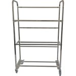 Commercial Drip Dry Trolley for Dishwasher baskets Stainless steel 30 baskets 1070x470x1705mm | Adexa DDT30