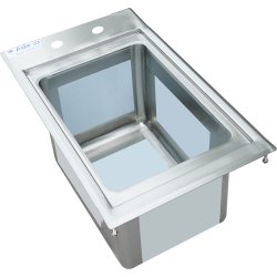 Drop-in Bar Sink 1 bowl Stainless steel | Adexa DIBS1FB101410