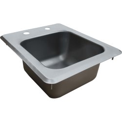 Drop-in Sink 1 bowl Stainless steel | Adexa DIS1DB090905