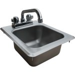 Drop-in Sink 1 bowl Stainless steel | Adexa DIS1DB090905
