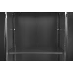 Commercial Storage Cabinet with wheels Black 800x420x1820mm | Adexa DL10