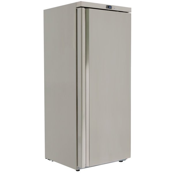 B GRADE Commercial Refrigerator Upright cabinet 600 litres Stainless steel Single door Static fan cooling | Adexa DR600SS B GRADE