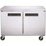 Professional Freezer Counter 2 doors Depth 800mm | Adexa DUC60F