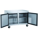 Professional Freezer Counter 2 doors Depth 800mm | Adexa DUC60F