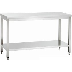 Professional Work table Stainless steel Bottom shelf 1200x600x850mm | Adexa VT126SL