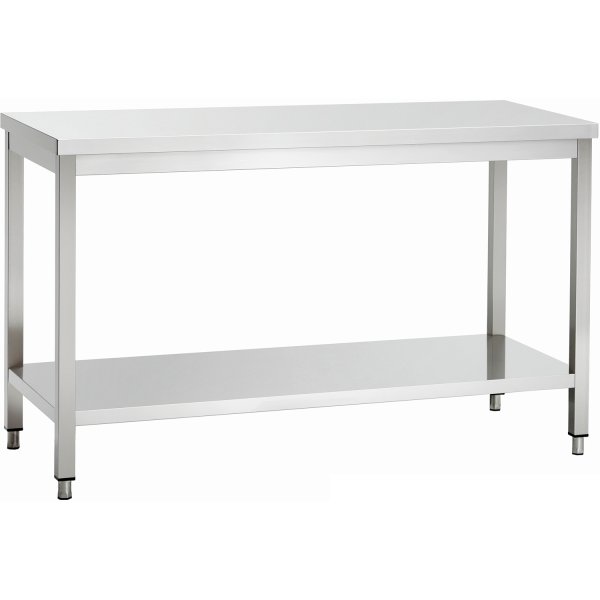 Professional Work table Stainless steel Bottom shelf 900x600x850mm | Adexa VT96SL